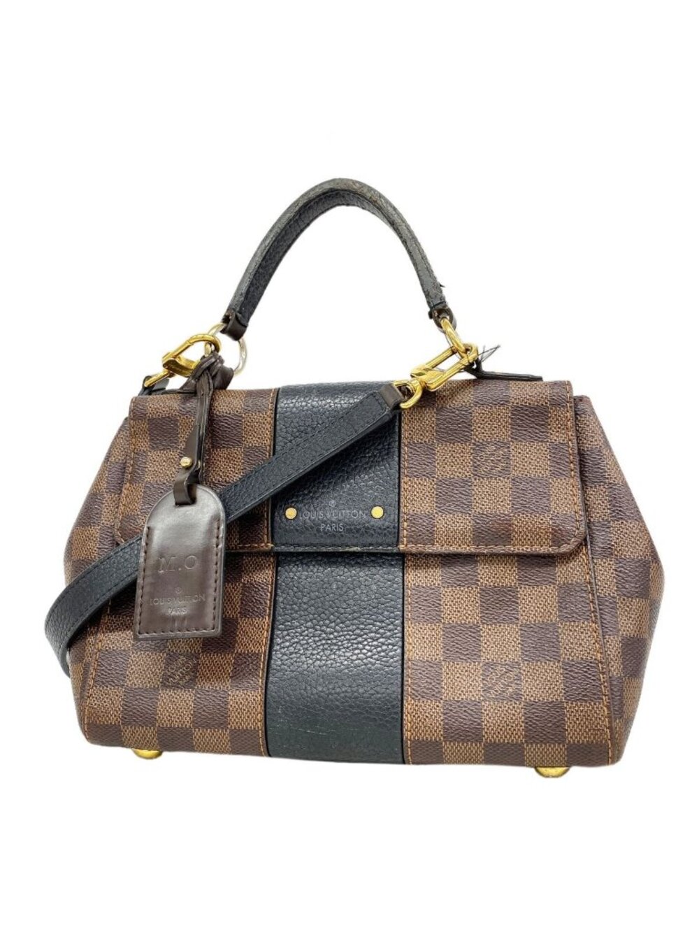 Louis Vuitton Handbag Damier Bond Street BB Ebene Noir 2-Way Bag